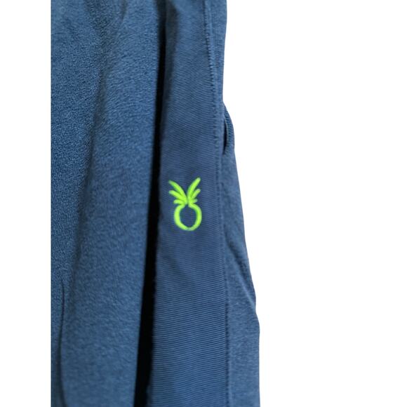 Dudley Stephens Size Large Navy Blue Fleece Elastic Waistband Sweatpants - Picture 6 of 7